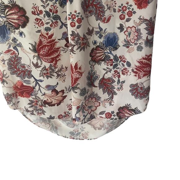 Adrienne Vittadini Women's Size Small Floral Boho Sleeveless Top - Picture 3 of 8